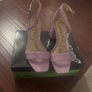 Sam Edelman Daniella in lilac croc